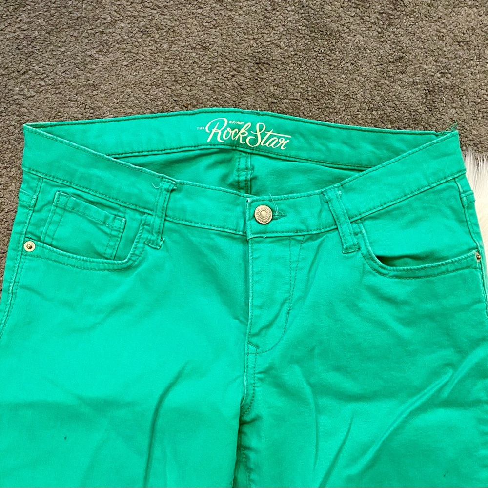 Bright green skinny jeans - Picture 2 of 5
